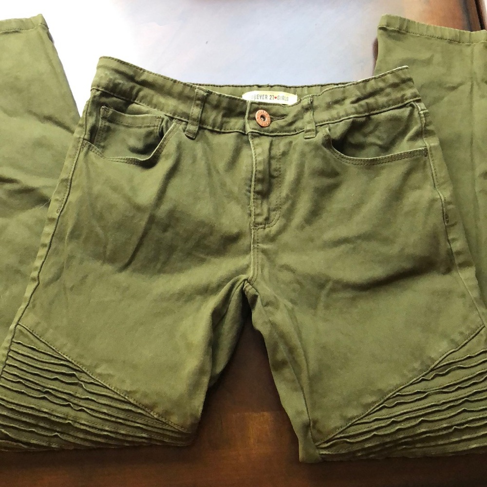 Forever 21 Green Jeans